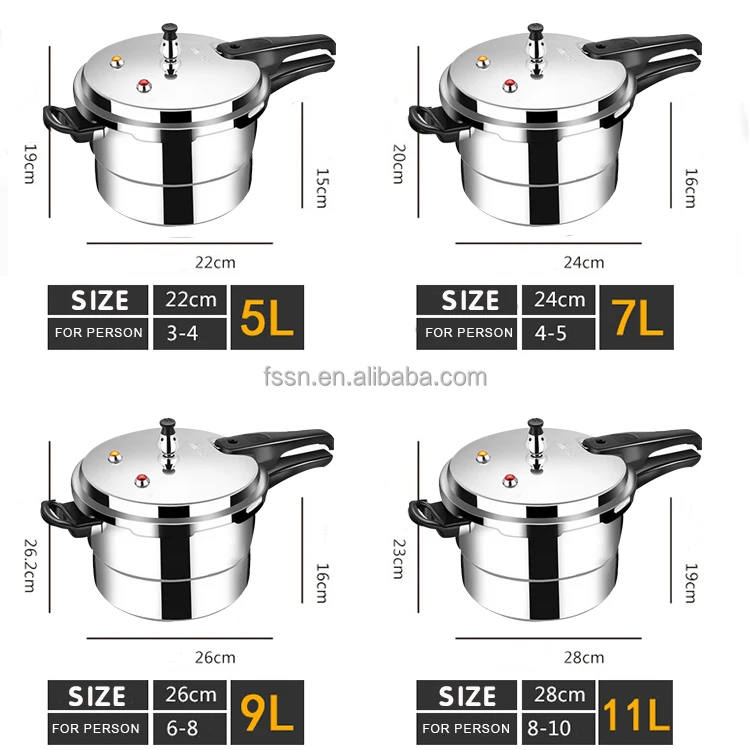 Aluminum Alloy Gas Pressure Cooker Induction Cooker Use Aluminum