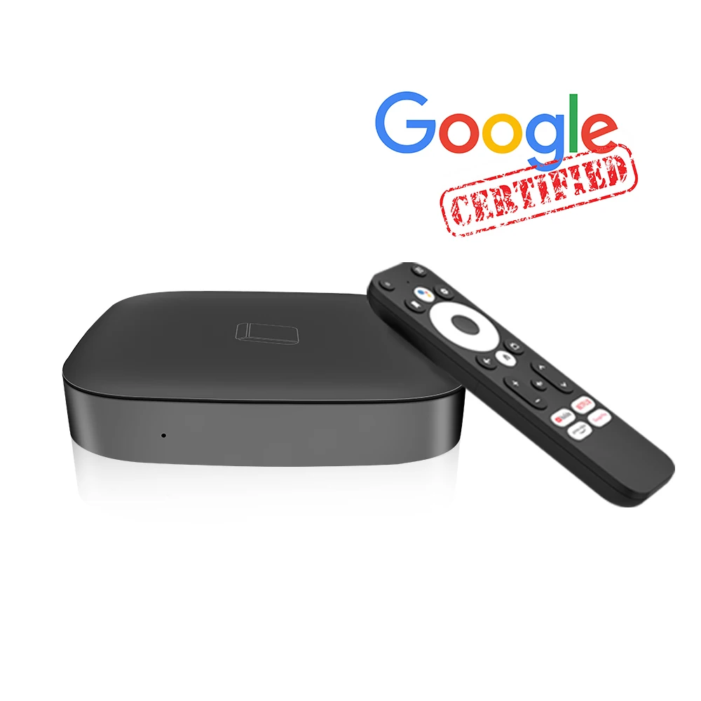 For Google Certified Hako Pro Tv Box 2gb+16gb 4k Android Media Player  S905y4 Bt5.0 2.4g 5g Wifi Set Top Box Uk Plug