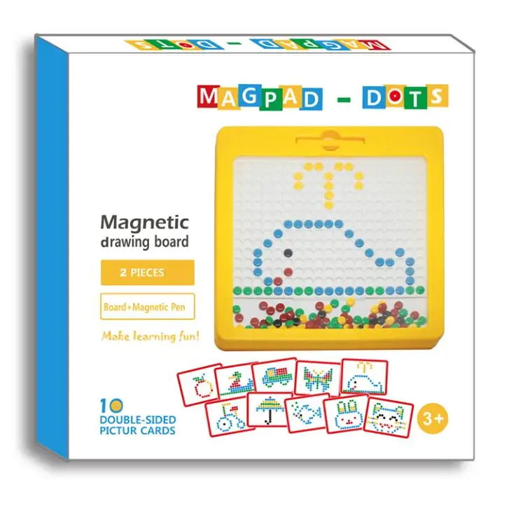 Yellow ABS Plastic Magpad DOT Mini Magnetic Drawing Board Mini - China Magnetic  Drawing Board and Magpad DOT price