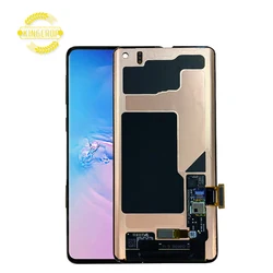 ЖК-дисплей для мобильного телефона Samsung Galaxy S10 S10 + сенсорный экран G973F G975F ЖК-дигитайзер, для Samsung Galaxy S10 S10 Plus ЖК-дисплей