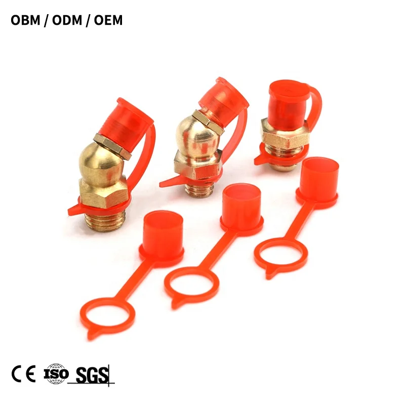 Multicolour Plastic Rubber Grease Protector Nipple Fitting Covers Dust Caps M6 M8 M10 for Grease Gun Coupler