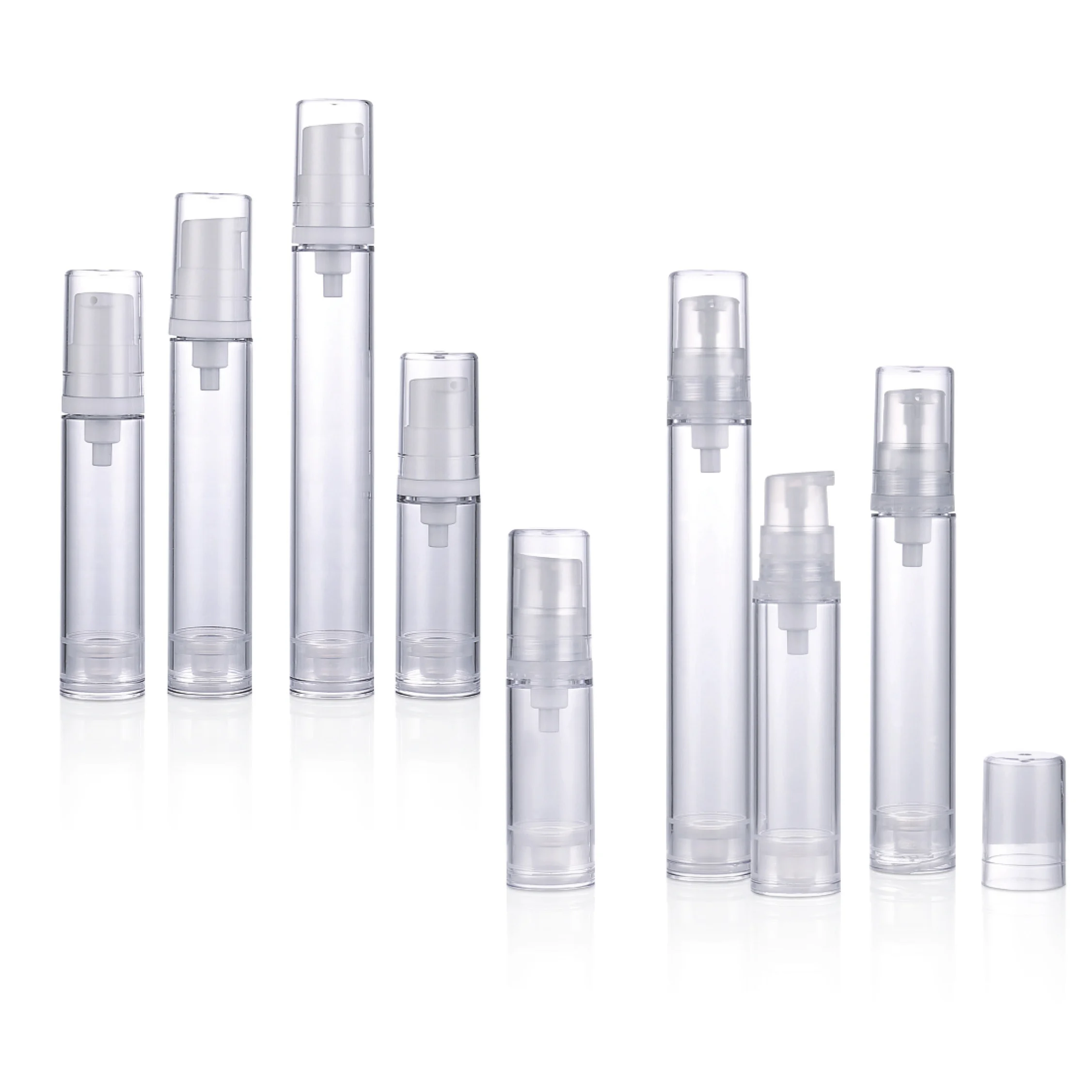 AS Airless bottle for cream/lotion of 15ml 30ml 50ml  customized professional manufacturer bill by yuyao