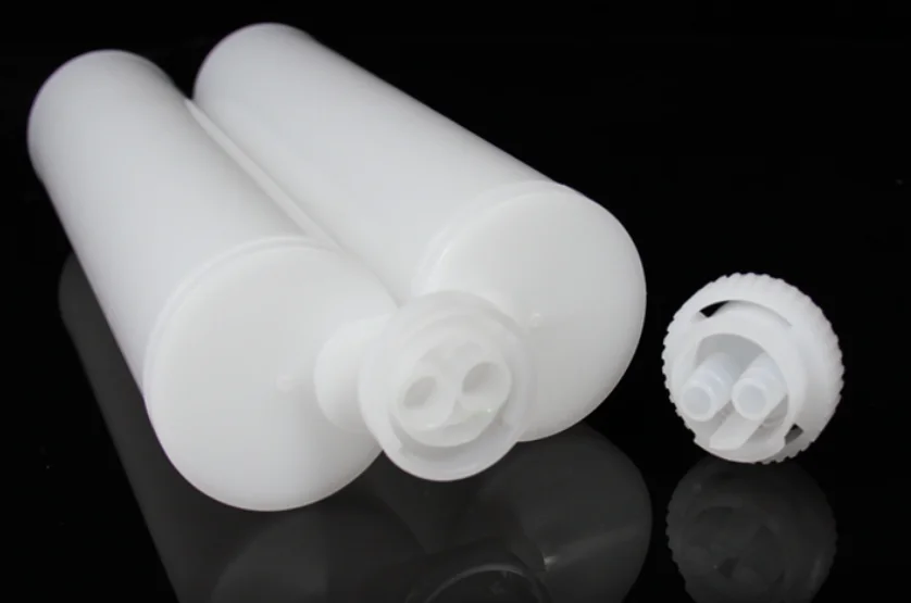 660ml 1:1 Epoxy Silicone Empty Dual Clip-together Cartridge