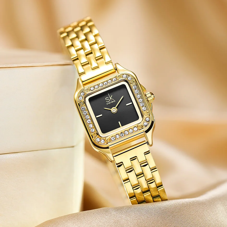 美品 SEIKO CREDOR 腕時計 レディース ブレスレット スクエア SK K0173 高級ダイヤモンドスクエア女性用腕時計 ステンレススチール