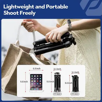 Multifunctional Tripods Vlog Selfie Stick Expanded Length Phone Tripod 360 Panorama Shooting Mini Flexible Tripod detail image