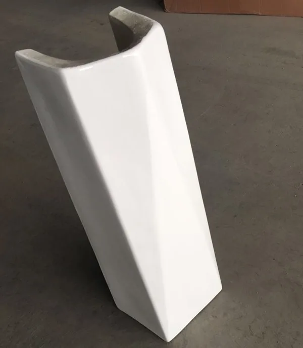 Modernong Pedestal na Basang Pansinang para sa Banyo