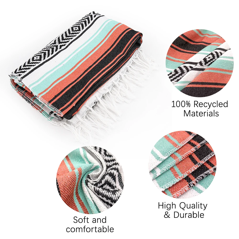 Hot Sale Custom Print 130*170cm Jacquard Fabric Polyester Cotton Woven