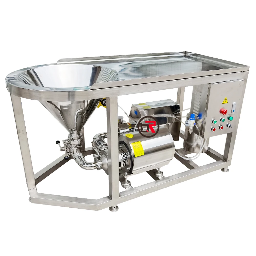 Industrial High Efficient Liquid Powder Blender Mixer Emulsifier Homogenizer for Cosmetic