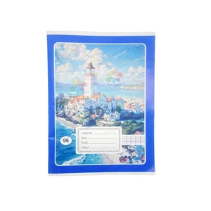 OEM Saddle Stitched School Notebook with Custom Cover Inner Page Design Paper GSM and Flexible Sheet Number for Export Market