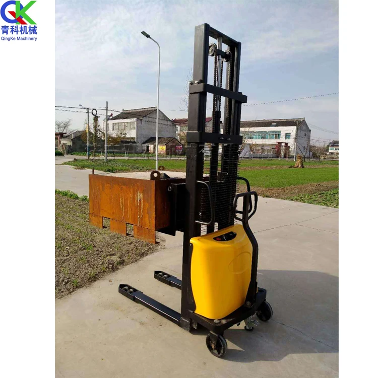 Workshop Loading Unloading Heavy Objects Hand Push Hydraulic Electric Warehouse Container Stacking Battery Forklift Stock