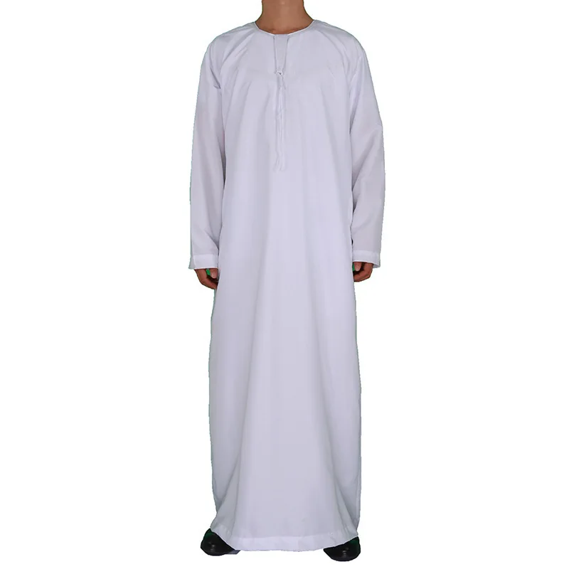 Khamis Arab Islamic Moroccan Qatar White Mens Jalabiya Kurta Pajama ...