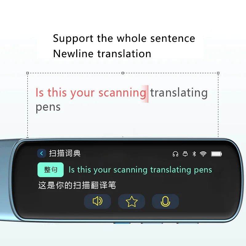 Dictionary Mobile Scanning Pen Translator Translate English to French Tagalog Urdu Hindi Thai Bangla Read Pen