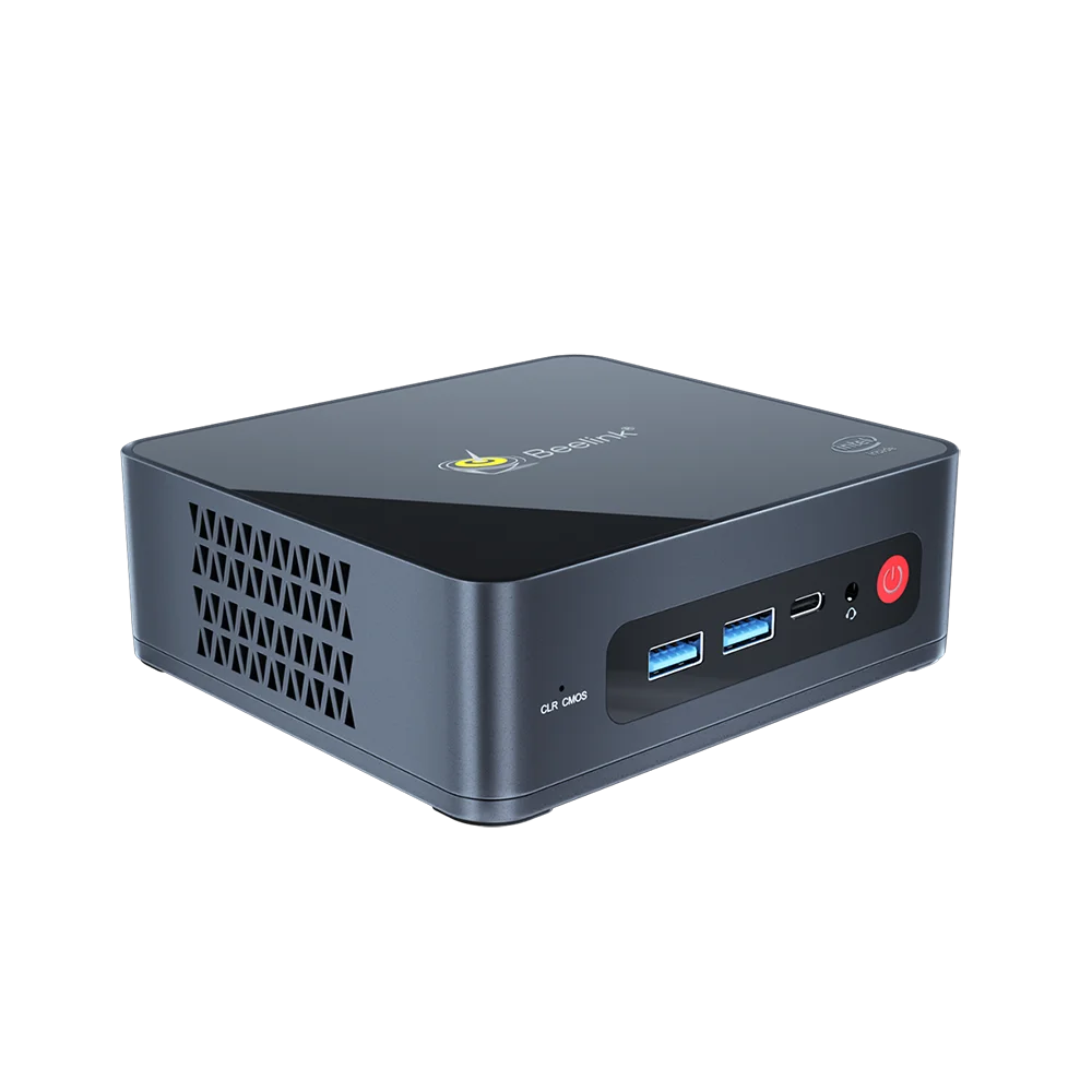 Intel new 11th Processor N5095,4C/4T, 4M Cache, 2.0GHz up to 2.9GHz,beelink windows 10 pro mini pc in desktops