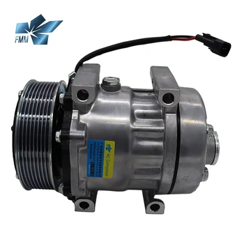50939963 Car Air Con Compressor 12v for JCB SkidSteer Loader 225 AC Compressor 7PK332X9269
