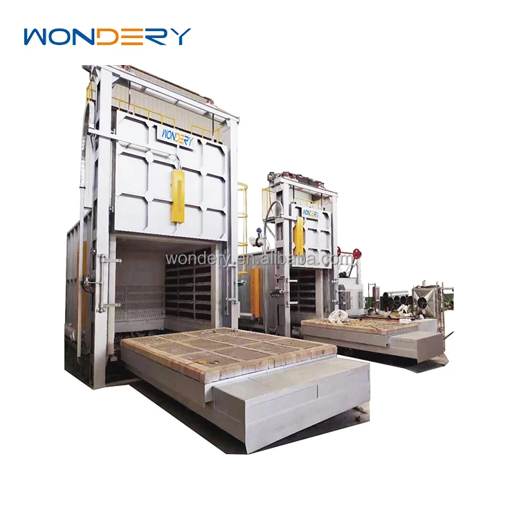 WONDERY China Manufacturer Electric Industrial Annealing Bogie Hearth Car  Bottom Furnace Heat Treatment