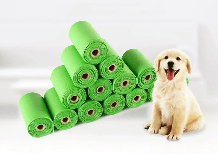 100 Biodegradable Corn Starch Compostable Scented Pet Trash Bags Eco