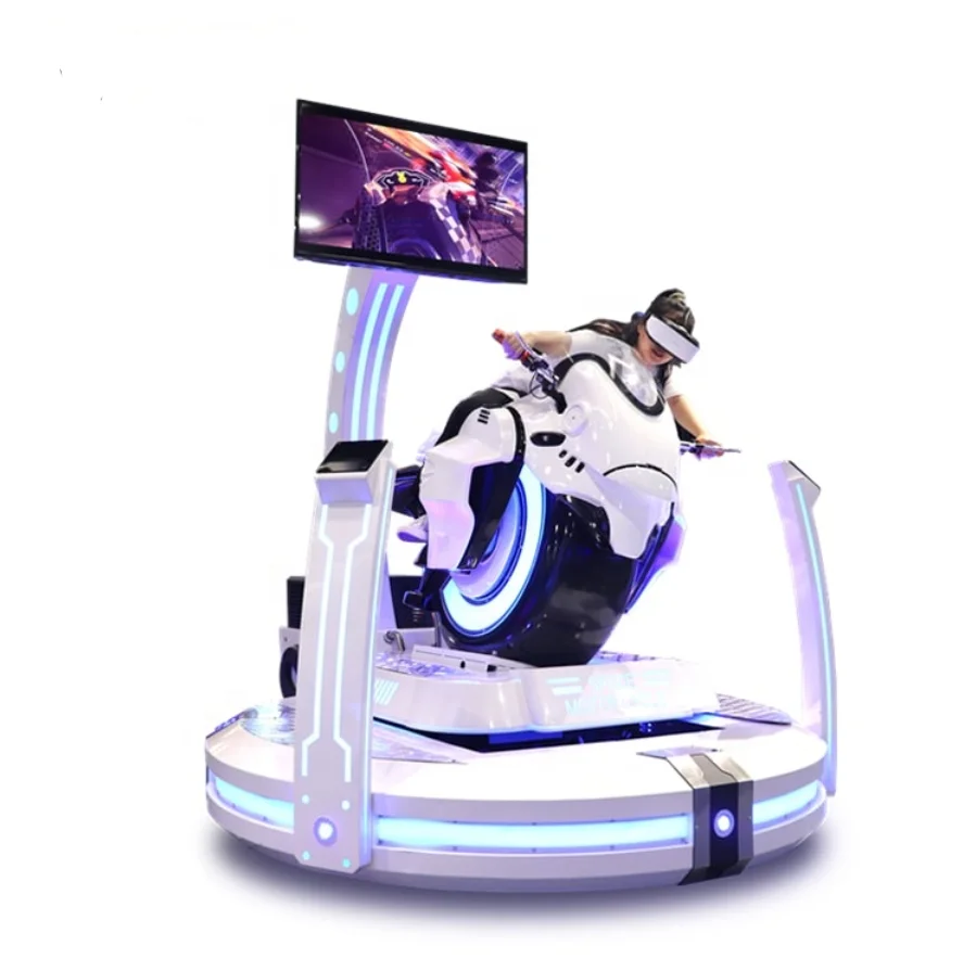 Tron Virtual Reality Motorcycle Racing 9D VR Simulator Game Machine 1 Player Motor Car for Sale