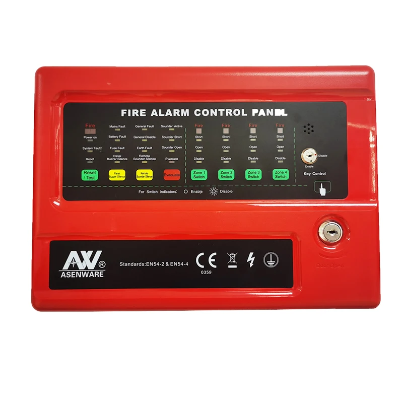 Fire Panel Low Price LPCB Approved Asenware Conventional Fire Control Panel