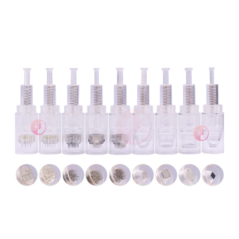 Derma Needle Pen Dermapen Needle Microneedling Dr.pen 1 3 5 7 9 12 24 36 42 3D 5D Pins Nano Electric Derma Pen Needle Cartridge