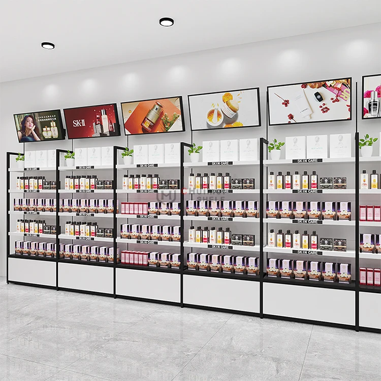 Mini Makeup Shelf Display Shelf Cosmetic Stand Shelves for Retail Store Cosmetic Set Organic Shop