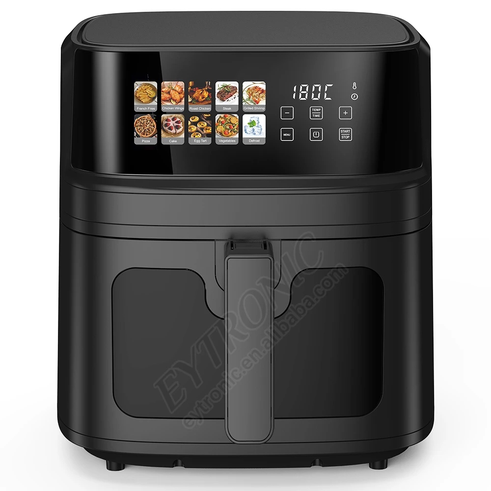 NEWEST Kitchen Appliance Best Selling in USA 6.5L Smart Air Fryer No Oil Digital Touch Screen Visible Digital Air Fryer 8L