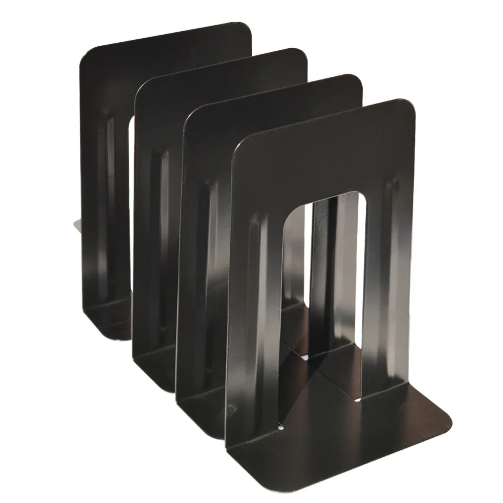 Sturdy Metal Bookends Keep Your Books Neat and Upright