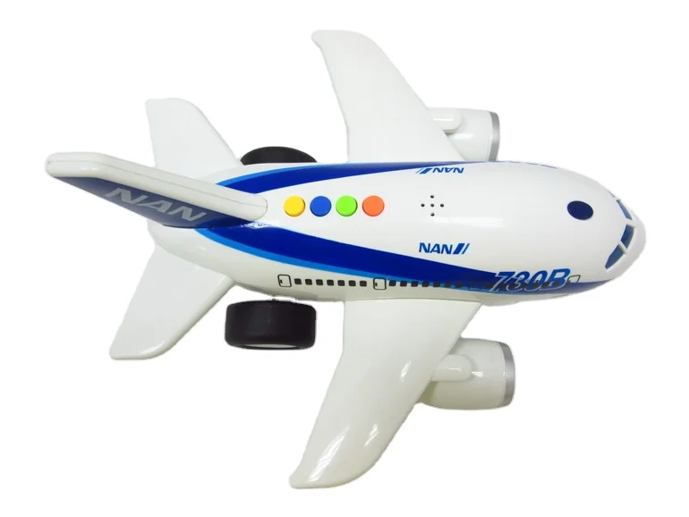 COSTWAY Voiture Electrique Enfants en Forme Avion avec Hélice Rotative & Télécommande, Véhicule Electrique avec Tableau de Bord Eclairé & Effets Sonores, 3km/h, Charge 30kg pour 3 Ans+ (Vert