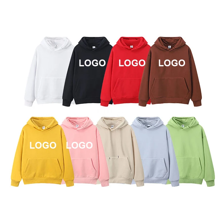 High Quality Men'S Hoodies Custom 100% Cotton Hoodies Unisex Heavyweight Blank Hoodie