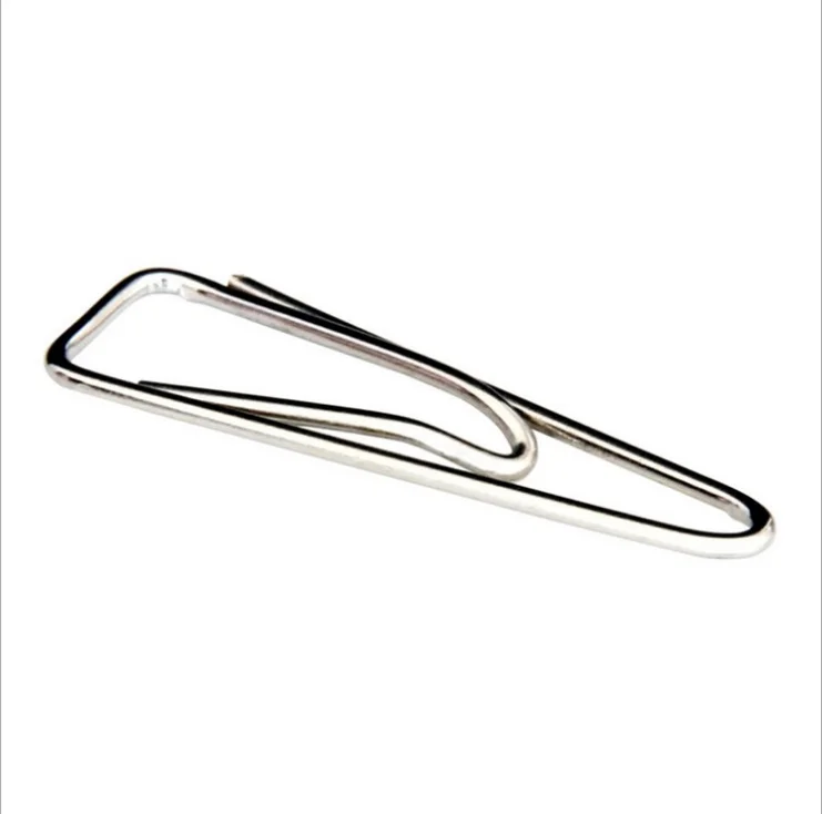 Треугольные круглые никелированные скрепки серебряные для бумаги ржавчина офисные канцелярские товары