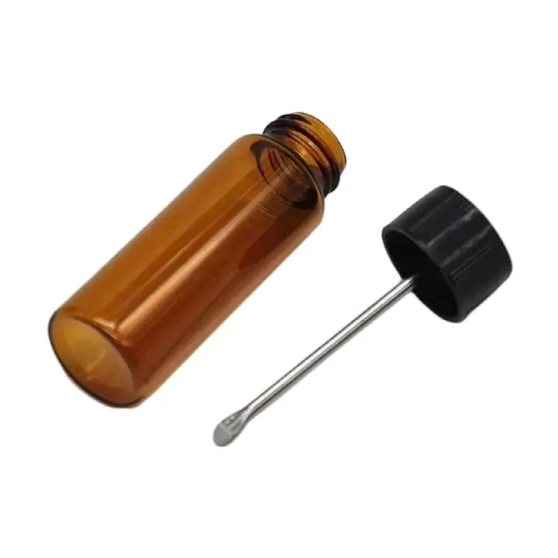 Производитель стеклянных медицинских флаконов 21*68 мм флакон из янтарного боросиликатного стекла с пластиковой крышкой металлической