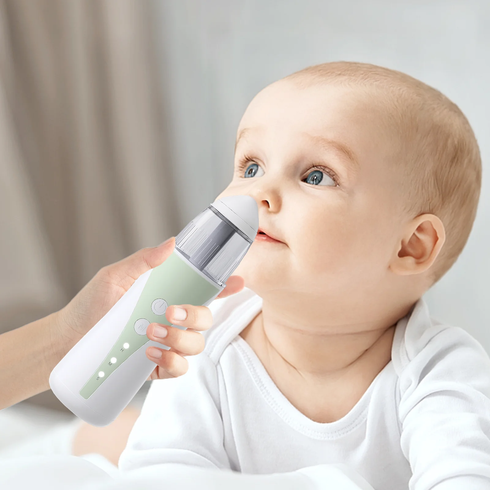 Electrical Nose Cleaner Baby Nasal Mucus Runny Aspirator Sucker Nostril