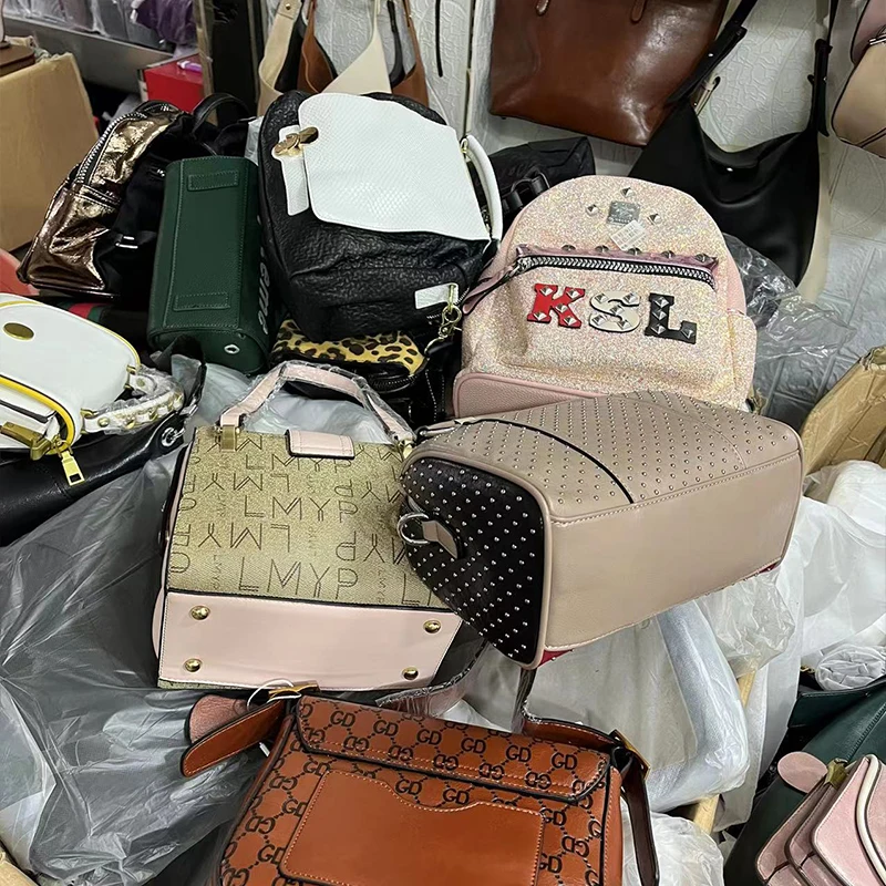 Liquidation Clearance Wholesale Stock Handbag Sets Factory Promotion