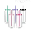 20oz snowglobe plastic with color lids