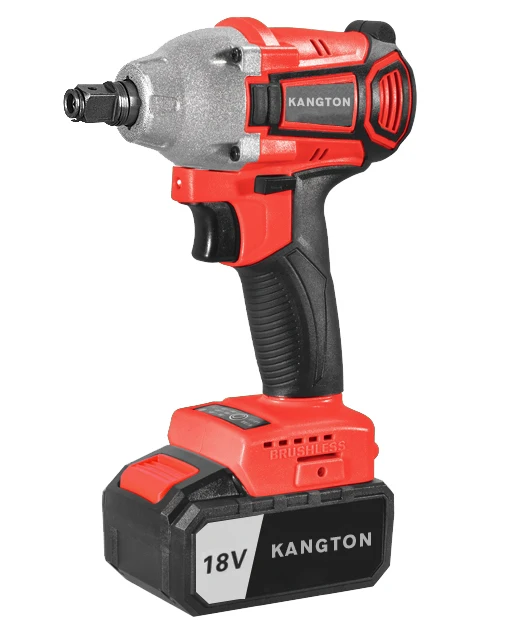Kangton 2023 18 В бесщеточный беспроводной ударный ключ 320 нм литий-ионный аккумулятор Мощный промышленный класс DIY динамометрический 21