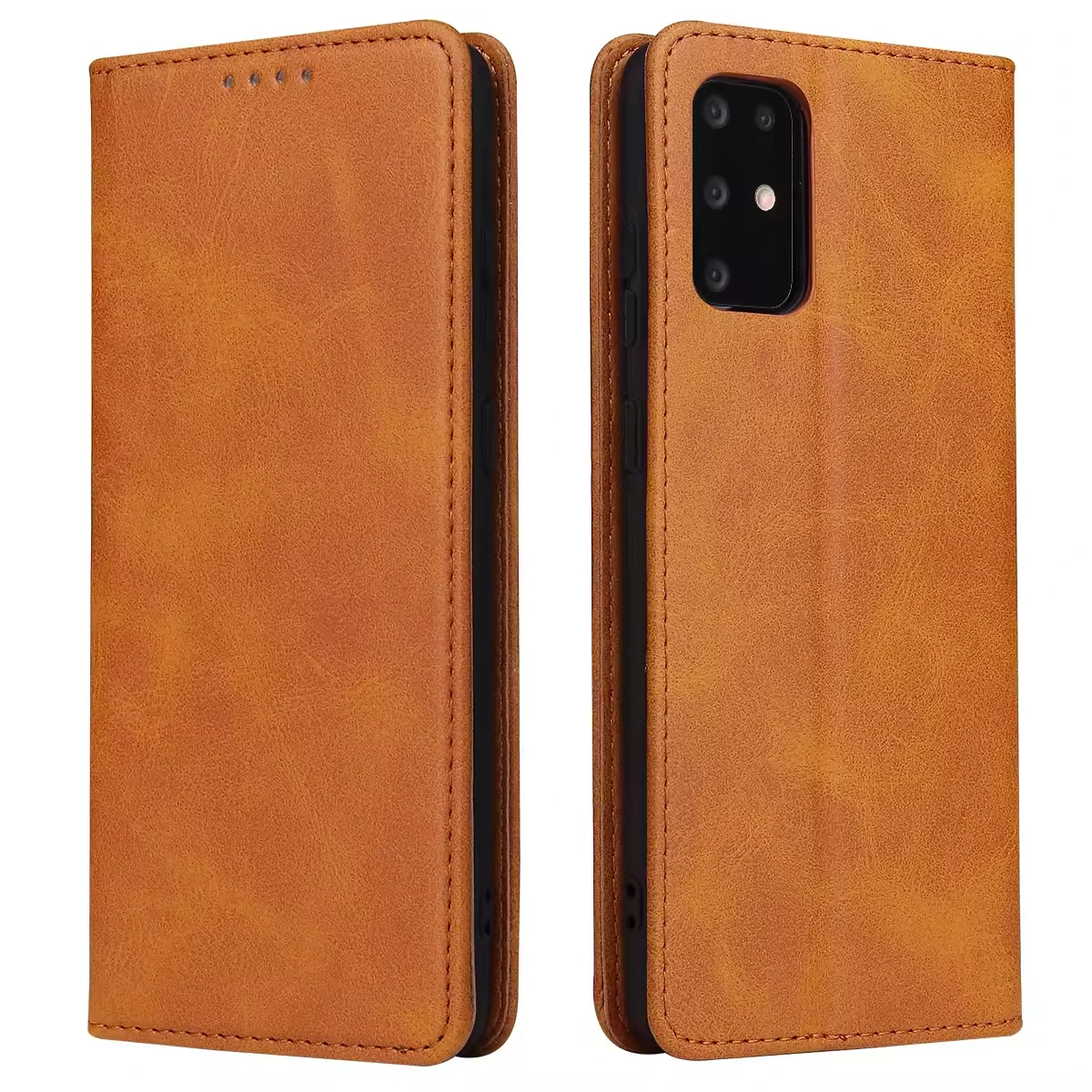 product laudtec luxury wallet leather flip phone case with card holder  for samsung galaxy s25 edge s25 s24 s23 ulrta  s20 s10 plus-4