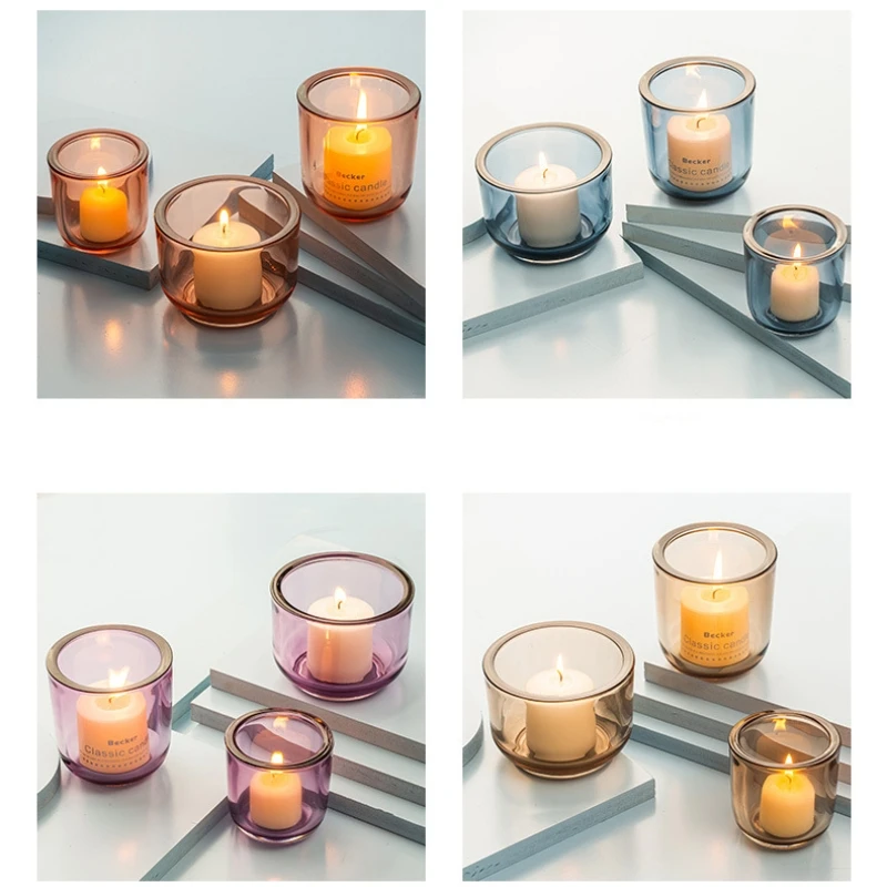 Custom Luxury 8oz 10oz 12oz Round Wide Empty Frosted Candle Jar With ...