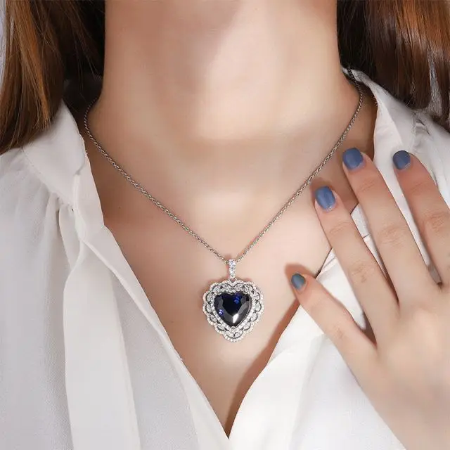 S925 Sterling Silver Forever Love Heart Of The Ocean Charm By YOUnique Designs - Foto 7