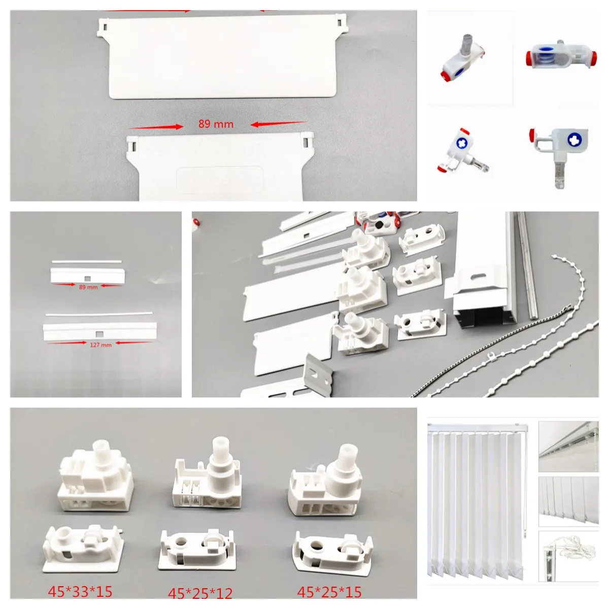 Factory 100polyester Pvc Material Fabric Rolls 89mm127mm Vertical