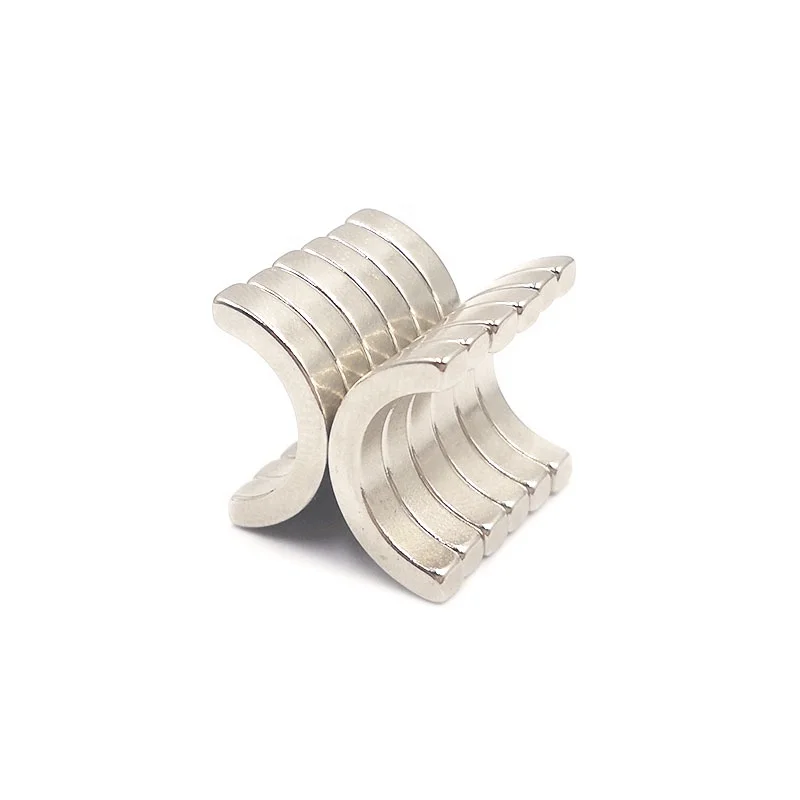 Strong Arc Shape Half Round Neodymium Segment N42SH Magnet for Motor