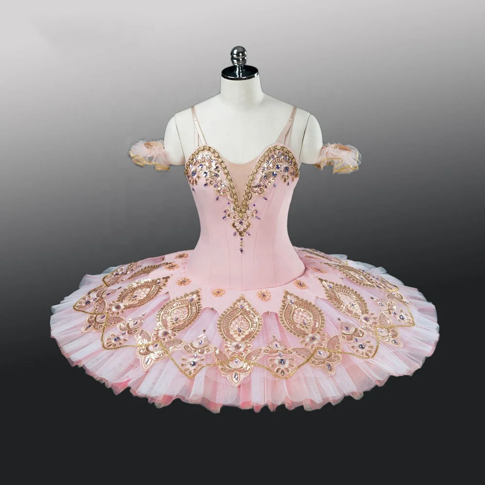 Pink Sequence Sugar Plum Fairy Princess Costume Performance Wear for Ballet  Competition Flora fairy Dance Tutu Dress