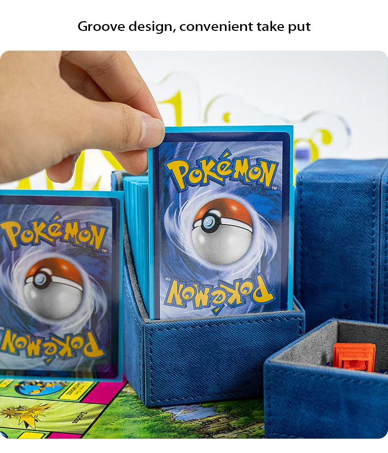 Deck Box Card Pu Leather Deck Case Custom Card Deck Box Trading Card