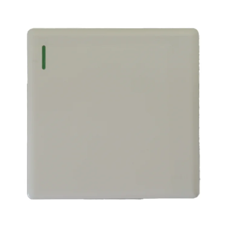 VNX UK Standard Luxury Large Panel Modern Style White Electric 1 Gang 1 Way Wall Switches and Sockets for Home