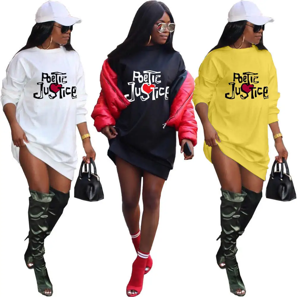 Sleeve Tshirt Dress Streetwear,2020 