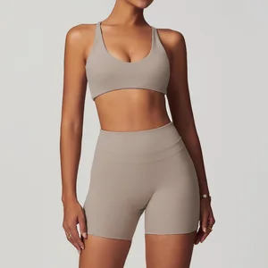 TOPKO  High Quality ODM OEM Women's  Frosted Tight Back Yoga Bra Running Fitness Sports Underwear  Top