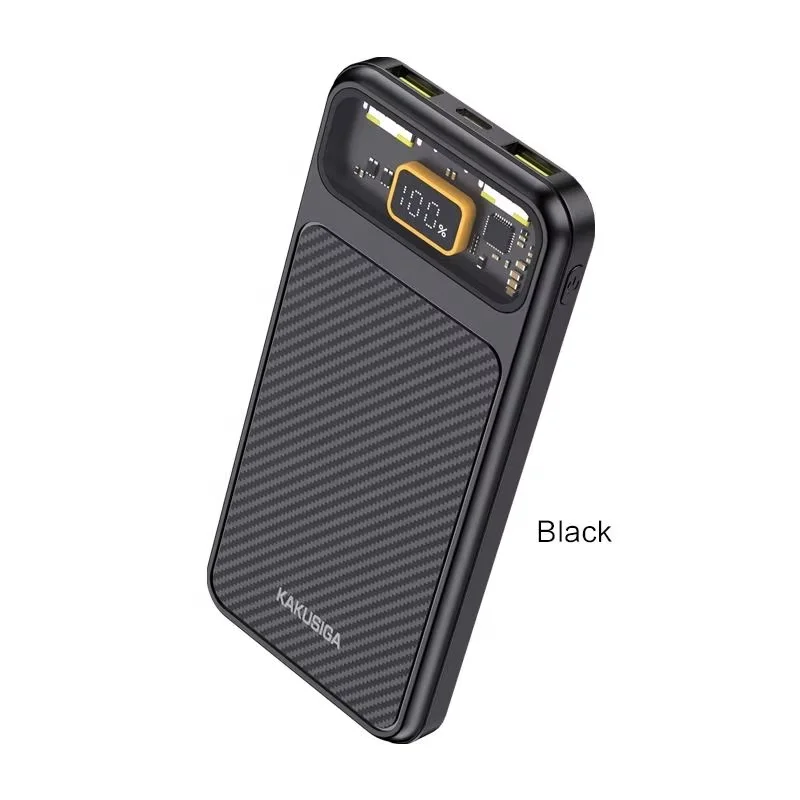 KAKUSIGA Power Band Custom Portable Mini Power Bands PC+ABS Material 10000mAh Battery Capacity USB Super Fast Charging Power Ba
