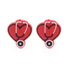 stethoscope Focal bead Scarlet Red SA187