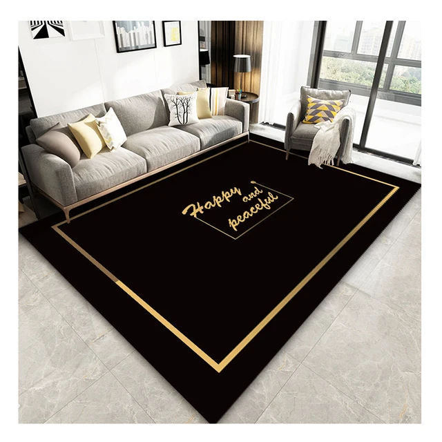 DMC-10 New Customized Design High Quality Floor Fabric Modern Luxury Crystal Velvet Carpet Non Slip Digital Printing Living Rugs