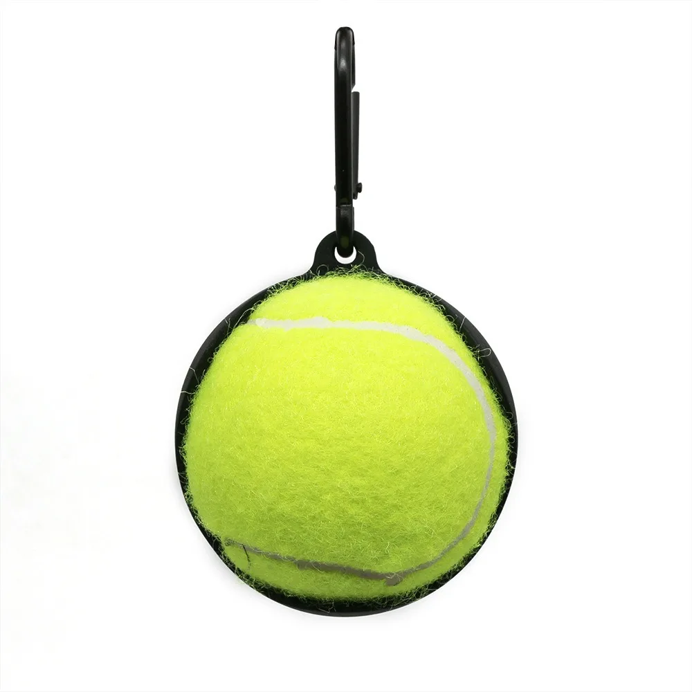 Silicone Custom Logo Training Toy Chew Hand Free Pet Dog Tennis Ball