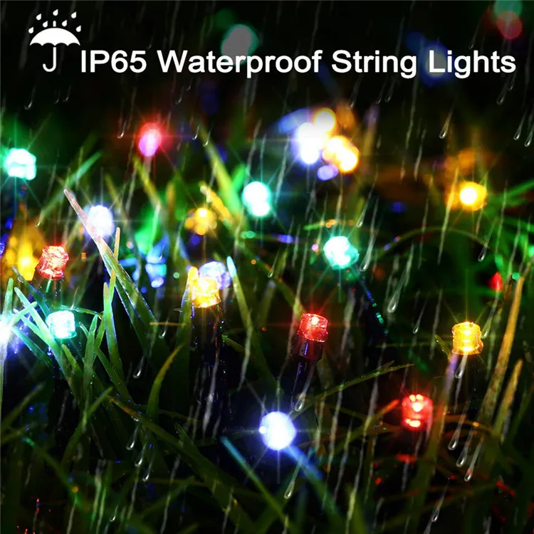 solar waterproof led fairy string lights