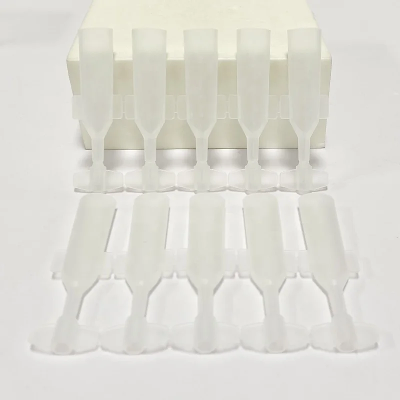 Empty Packaging 1 ml Disposable Syringe One-Off Plastic Eye Drop Soft Serum Tube Bottles
